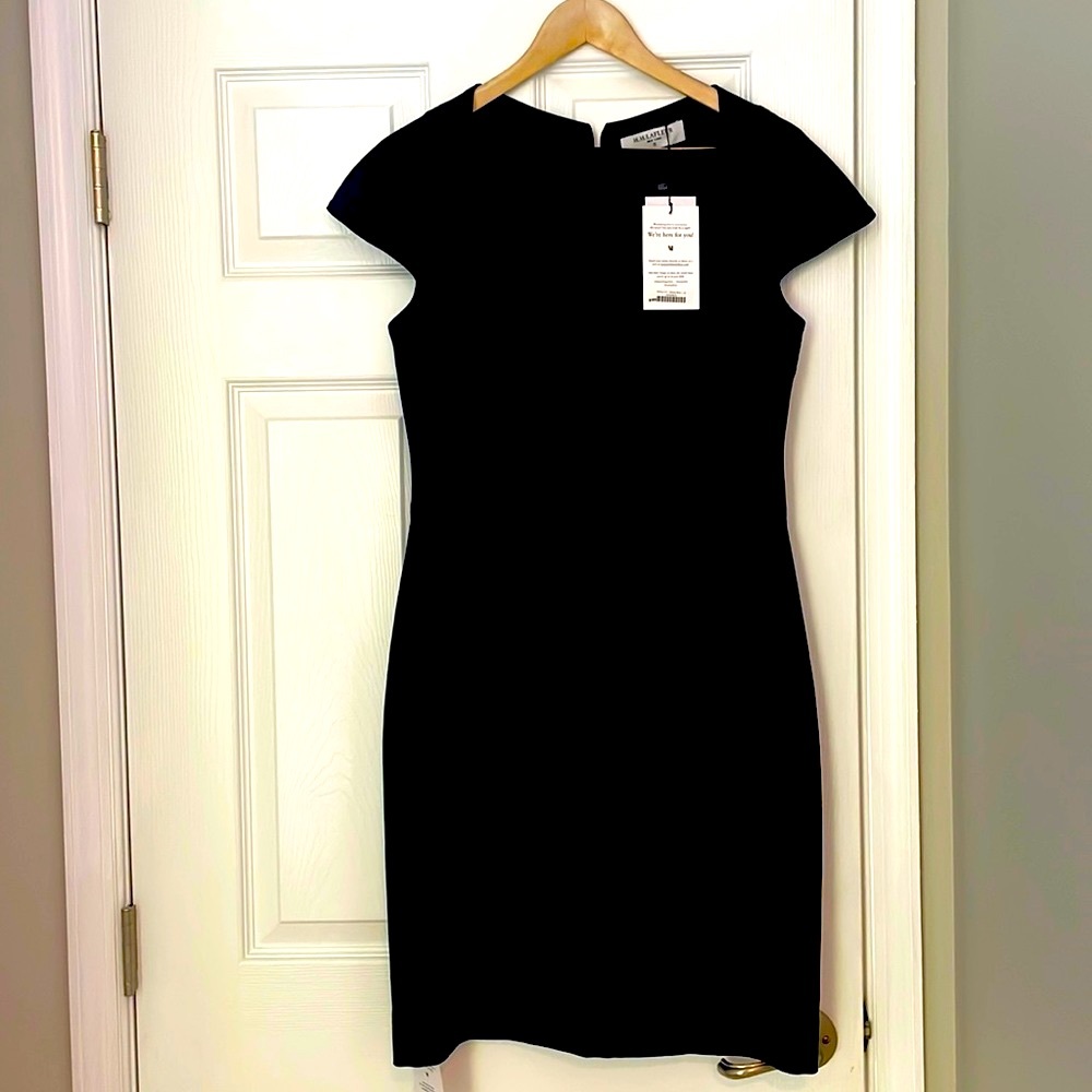 MM Lafleur Galaxy blue dress, new with tags. Size 10. Ashley 2.0